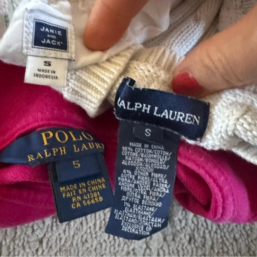 Ralph Lauren long sleeve tops pull on skorts skirt sweater dress preppy romper 5